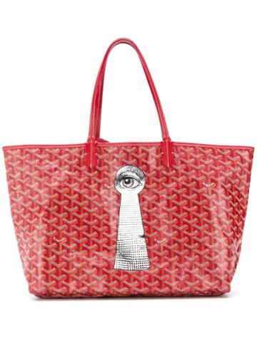 Goyard Pre-owned Keyhole Print Shopper - Red