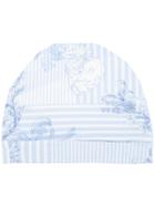 Young Versace Baroque Print Hat, Boy's, Size: 48 Cm, Blue