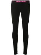 Dsquared2 Underwear Logo Band Leggings - Black