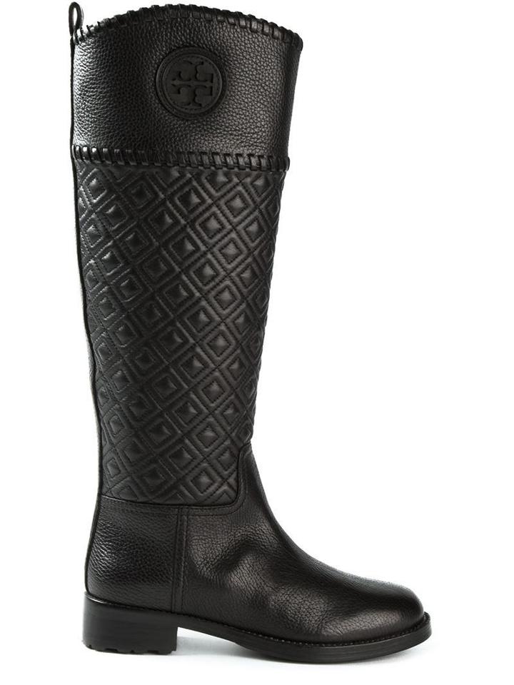Tory Burch Embossed Riding Boots