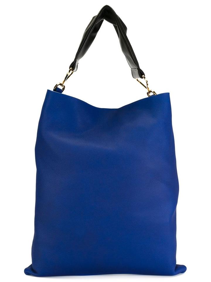 Marni Maxi Handle Tote, Women's, Blue