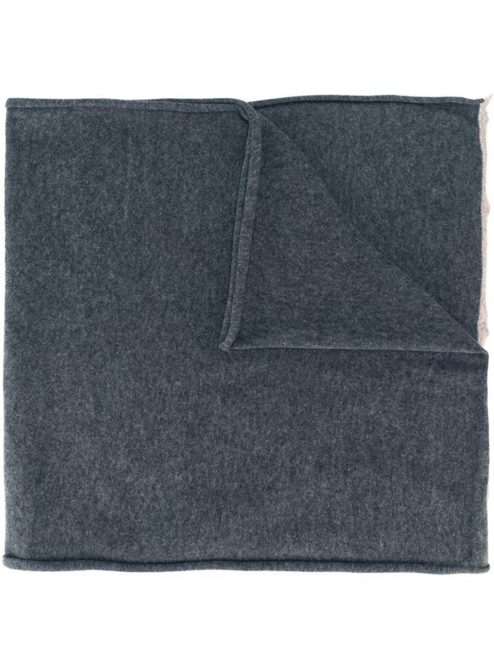 Brunello Cucinelli Cashmere Scarf, Men's, Grey, Cashmere