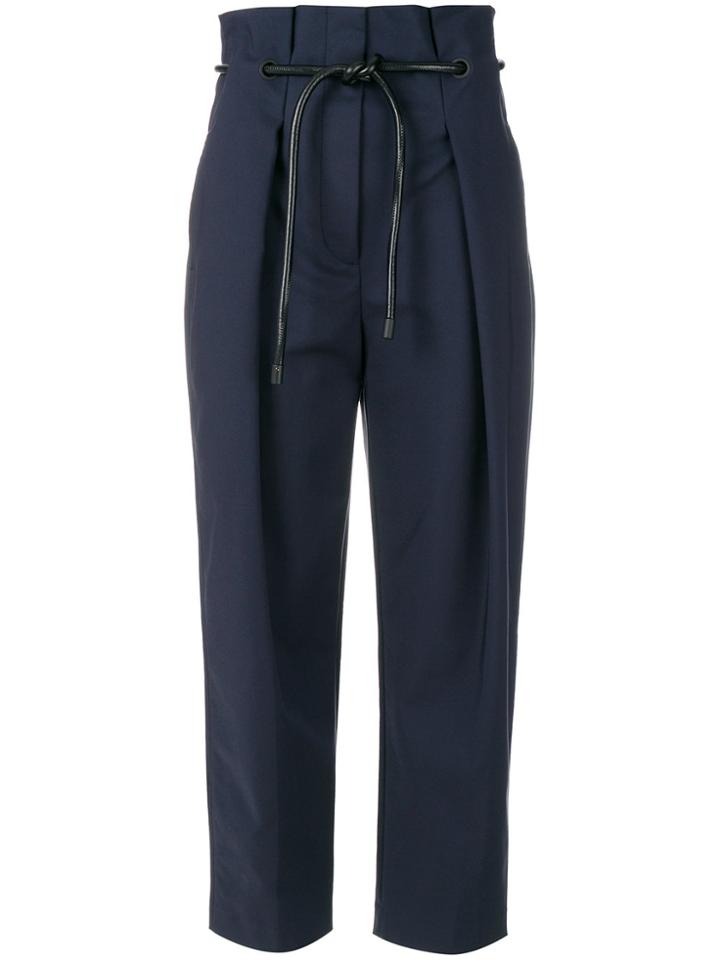 3.1 Phillip Lim Origami-pleated Trousers - Blue