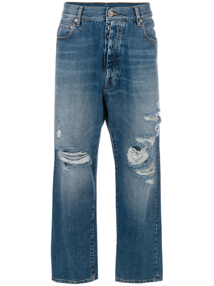 Unravel Project Baggy Boyfriend Jeans - Blue