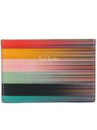 Paul Smith Striped Print Cardholder - Multicolour