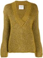Forte Forte Oro Chunky Knit Jumper - Gold