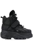 Buffalo Corin Platform Hi-top Sneakers - Black