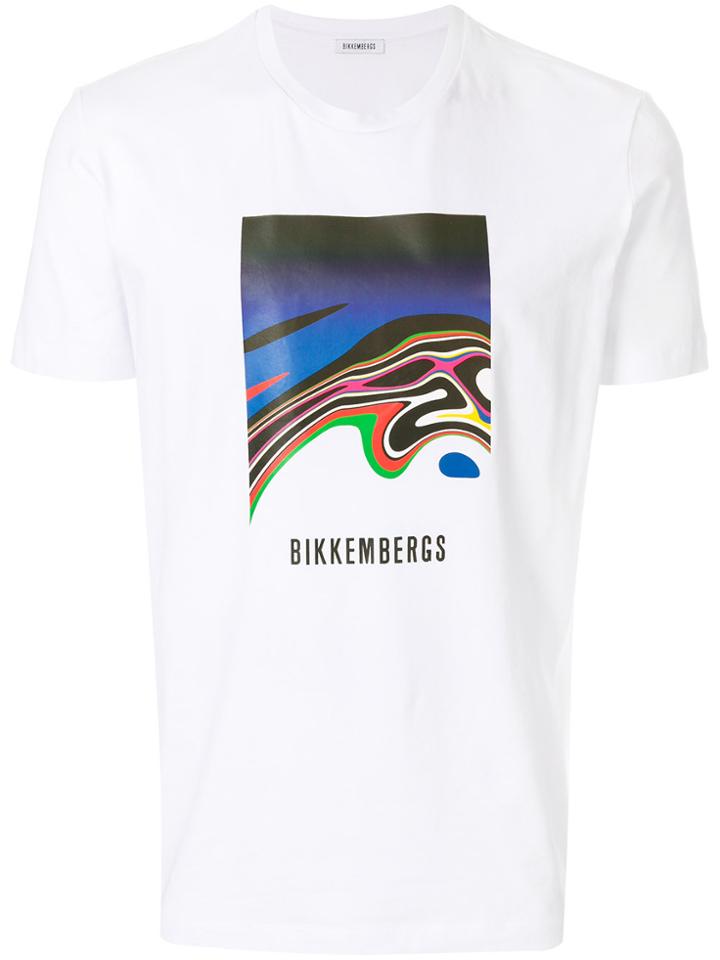 Dirk Bikkembergs Colour-block Patch T-shirt - White