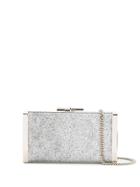 Jimmy Choo Hologram Box Clutch - Silver