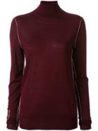 Golden Goose Deluxe Brand Turtle Neck Top - Red