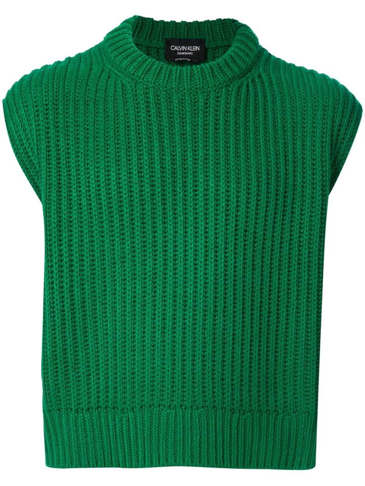 Calvin Klein 205w39nyc Sleeveless Sweater - Green