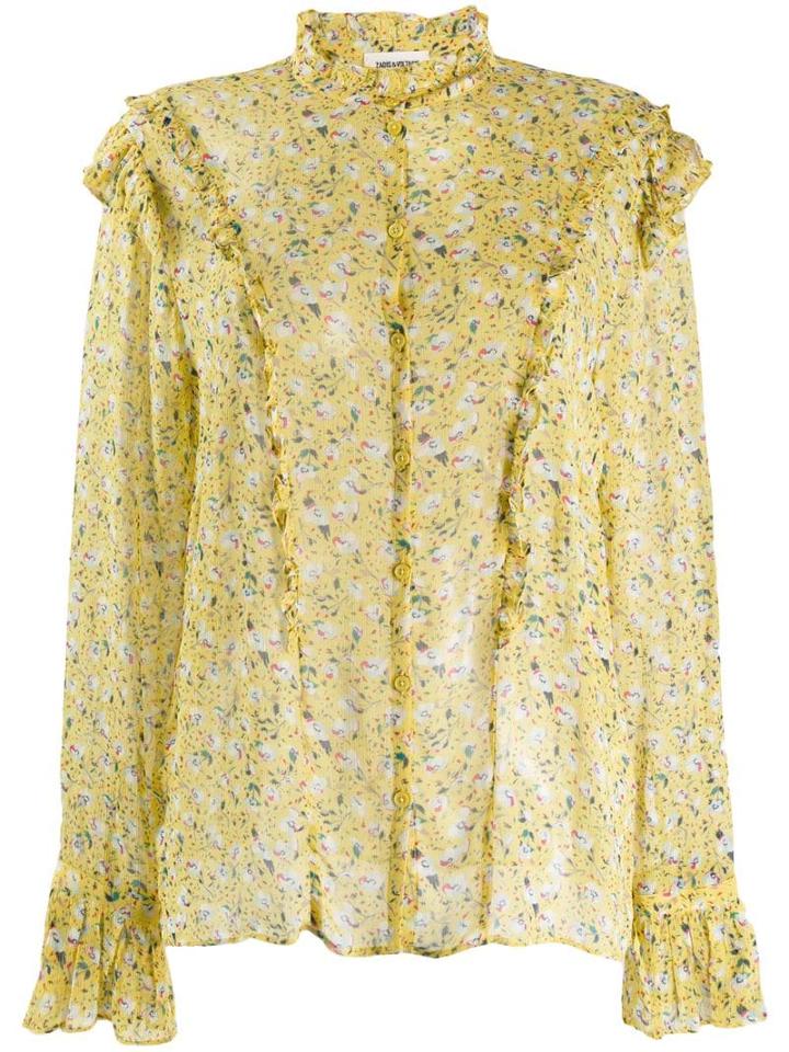 Zadig & Voltaire Tweet Anemone Shirt - Yellow