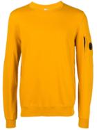 Cp Company Logo Patch Sweatshirt - Orange