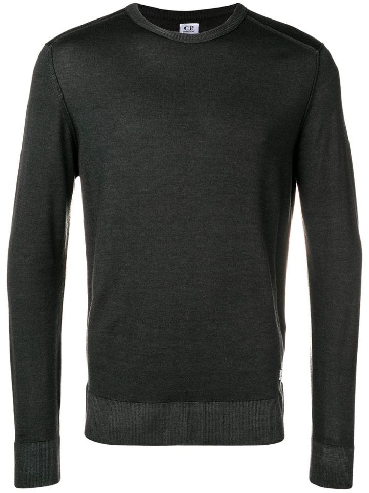 Cp Company Crew Neck Jumper - Black