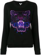 Kenzo Tiger Print Sweatshirt - Black