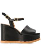 See By Chloé Wedge Sandals - Black