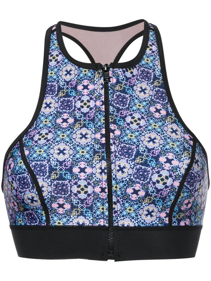 Duskii Waikiki Nights Cropped Top - Multicolour