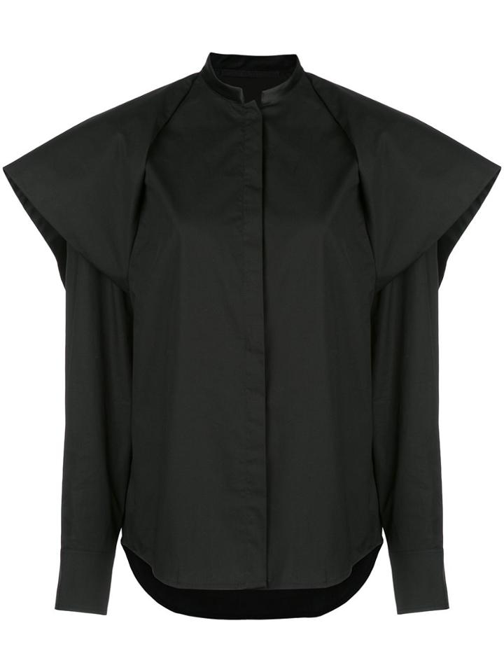 Haider Ackermann Ruffle Long-sleeve Blouse - Black