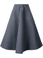 Le Ciel Bleu 'w Melton' Pleated Skirt