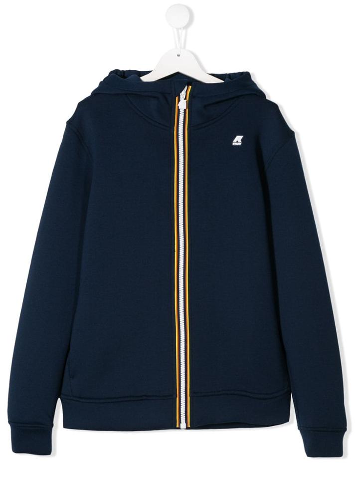 K Way Kids Teen Spacer Rain Jacket - Blue