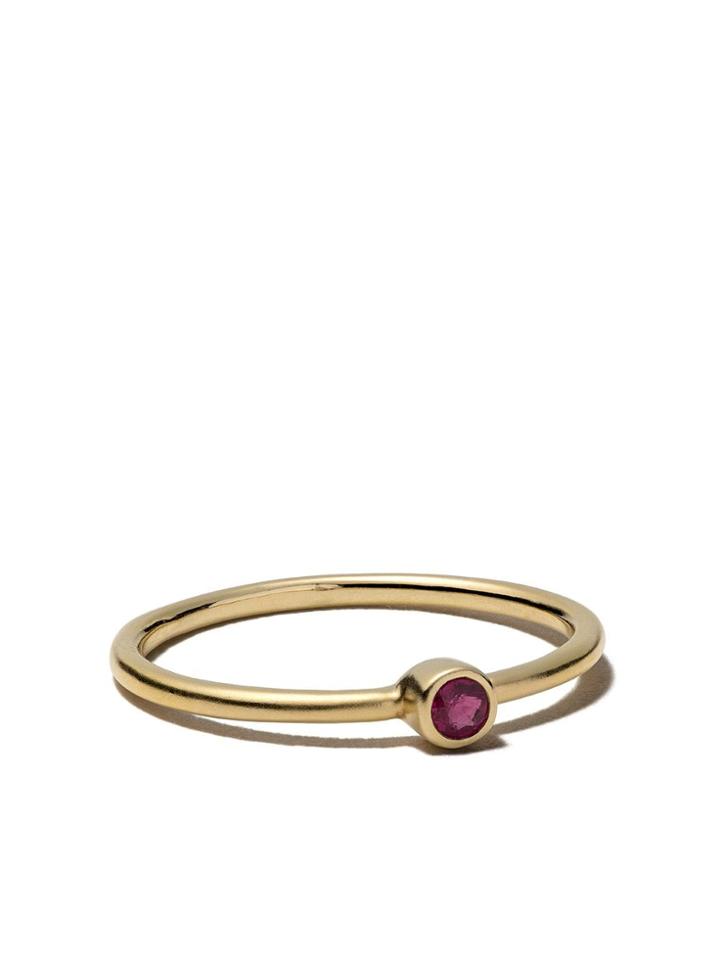 White Bird 18kt Gold Linda Ruby Ring - Gold / Rouge