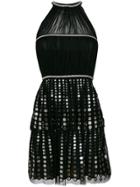 Just Cavalli Rhinestone Embellished Dress - Black