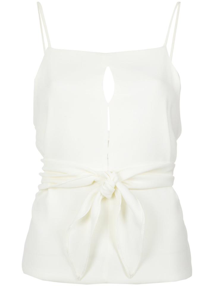 Lilly Sarti Tie Fastening Top - White