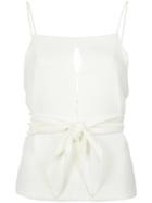 Lilly Sarti Tie Fastening Top - White