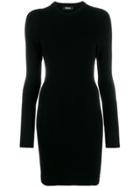 Dsquared2 Long Sleeve Fitted Dress - Black