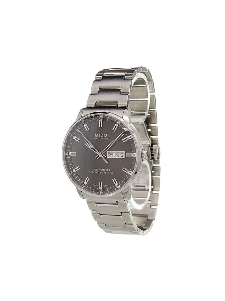 Mido 'commander Ii' Analog Watch, Adult Unisex, Stainless Steel