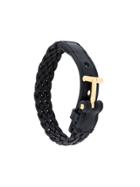 Tom Ford Woven Cuff Bracelet - Black