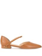 Jennifer Chamandi Eric Pointed Ballerinas - Brown
