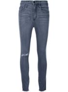 Nobody Denim Cult Skinny Ankle Jeans, Women's, Size: 28, Grey, Cotton/elastodiene/polyester/lyocell
