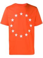 Études Eu Flag T-shirt - Orange