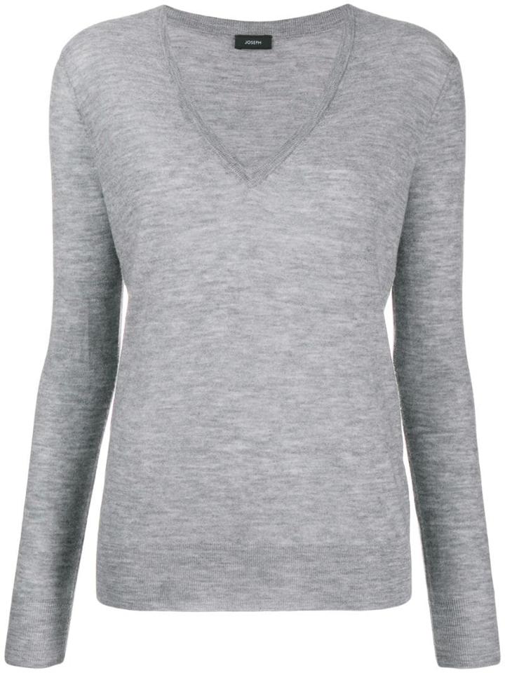 Joseph Cashmere Fitted Jumper - Grey