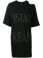 Pam Perks And Mini - Fool's Dance T-shirt Dress - Women - Cotton - S, Black, Cotton