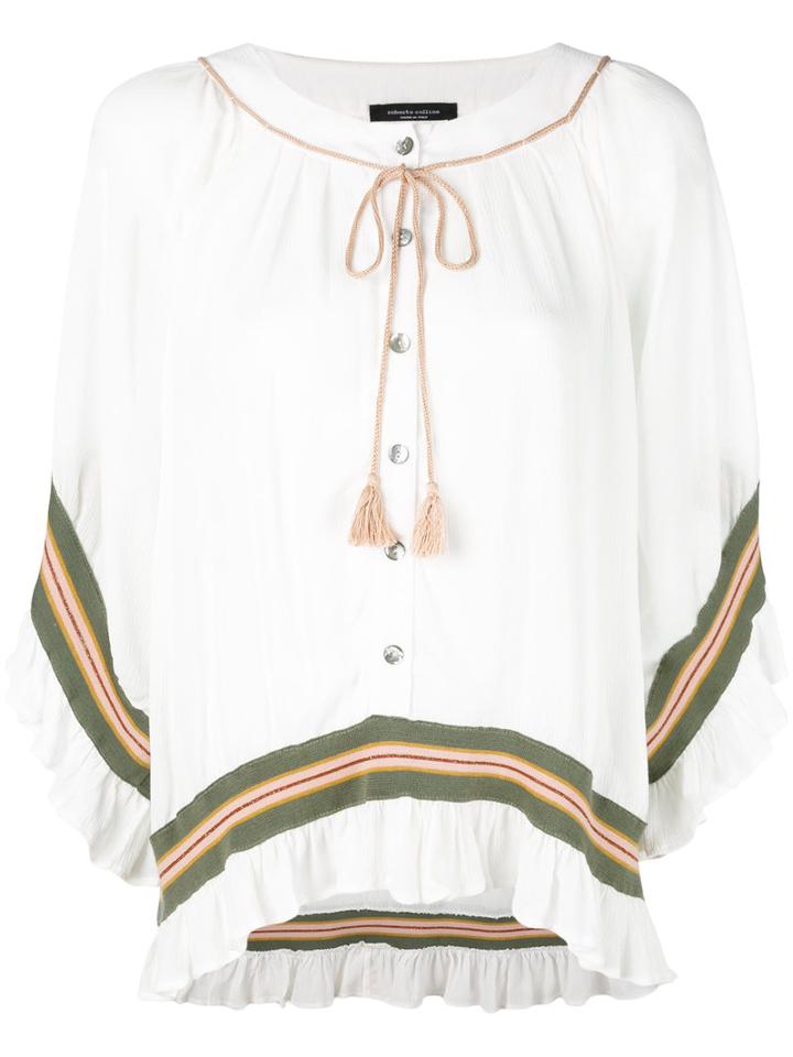 Roberto Collina - Buttoned Loose-fit Blouse - Women - Viscose - S, White, Viscose