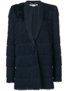 Stella Mccartney Fringe-trimmed Tia Jacket - Blue