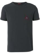 Moncler Short Sleeve Appliqué Detail T-shirt, Men's, Size: Xxl, Blue, Cotton