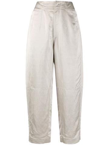 Gentry Portofino Cropped Trousers - Grey
