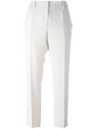 Vanessa Bruno Tailored Trousers, Women's, Size: 42, White, Polyester/viscose