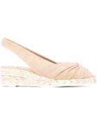 Castañer Dayana Wedge Espadrilles, Women's, Size: 37, Nude/neutrals, Canvas/rubber