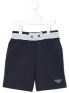 Armani Junior Logo Shorts, Boy's, Size: 10 Yrs, Blue