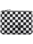 Comme Des Garçons Wallet Check Clutch - Metallic