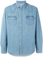 Maison Kitsuné Pocket Shirt - Blue