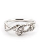 Ileana Makri Python Ring, Women's, Size: 6 1/2, Metallic, Diamond/18kt White Gold
