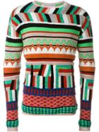 James Long Zig-zag Knit Sweater