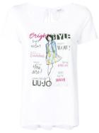 Liu Jo Magazine Cover T-shirt - White