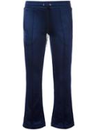 Mm6 Maison Margiela Flared Sweatpants, Women's, Size: Medium, Blue, Polyester/cotton
