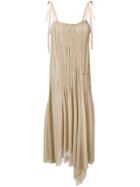Ann Demeulemeester Asymmetric Maxi Dress - Neutrals